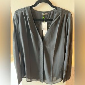 Urban coco black polyester blouse. Size medium.